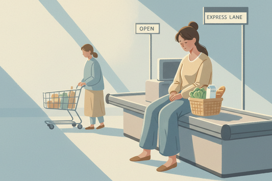 Finding the Pause:  Learn to identify moments of self-imposed pressure and use simple, physical reminders to cultivate patience with your own unfolding process.