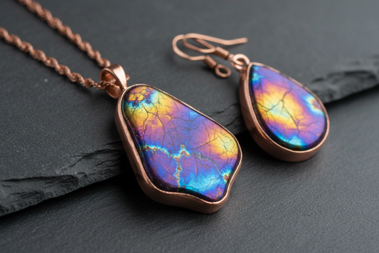 The Alchemy of Iridescence: How Peacock Stone Jewelry Bridges Mineral Science, Spiritual Symbolism