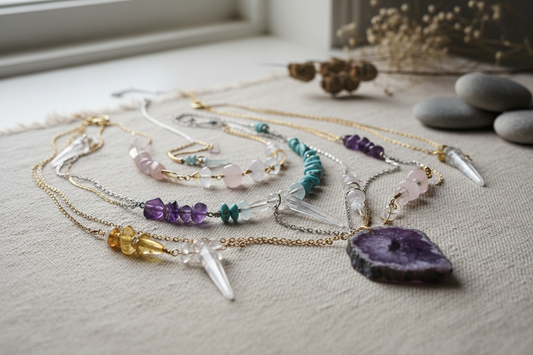 The Art of Layered Necklaces: How Natural Stone and Glass Combinations Create Harmonious Energy Fields in Modern Jewelry