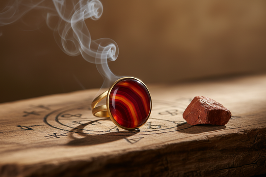 The Art of Intention: A Deep Dive into the Design Philosophy of Our Red Agate Ring