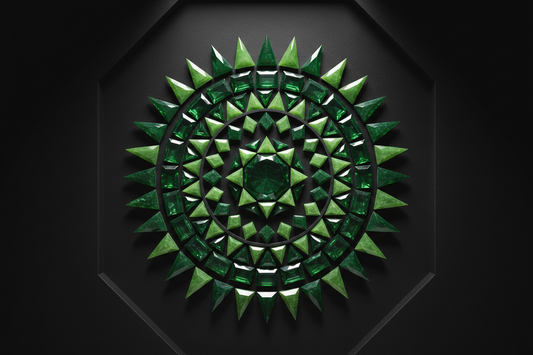 The Circularity of Harmony: How Green Stone Geometry Influences Masculine Energy and Modern Aesthetic