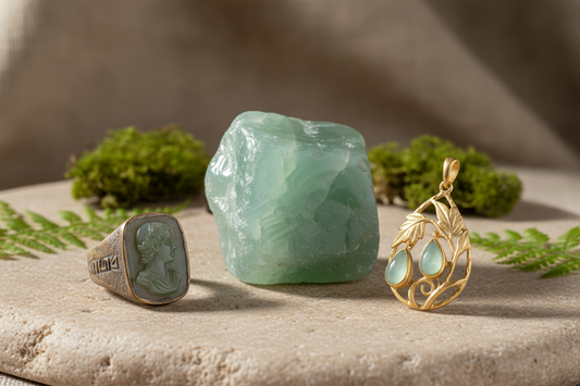The Enduring Allure of Green Chalcedony: A Journey Through History, Meaning, and Modern Jewelry Desig