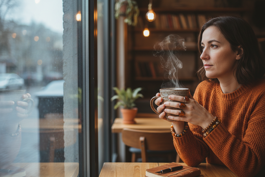 The Grounded Observer: The Archetype Who Wears Warm Stones in Cold Rooms