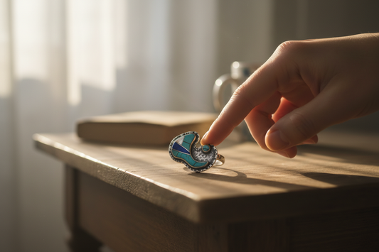 The Weight of Inlay: When Your Fingers Trace the Seam Between Stone and Silver