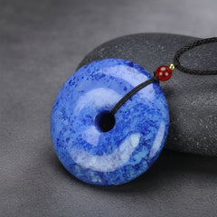 Bohemian Cosmic Galaxy Stone Pendant for Spiritual Intuition, Emotional Healing, and Unisex Style
