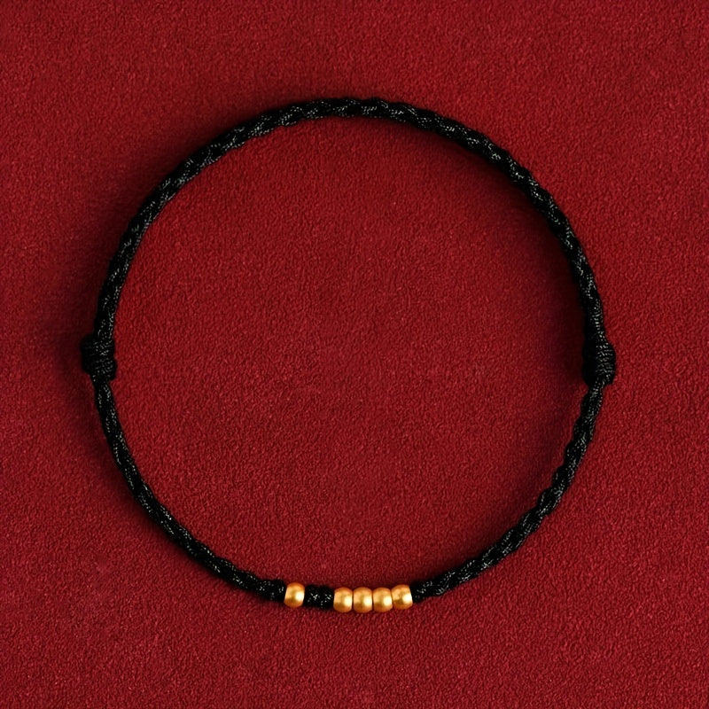 Bohemian Red Cord Bracelet - Lifetime Luck & Energy Harmony