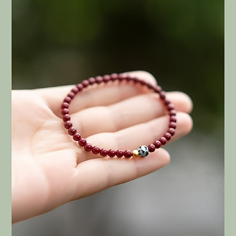 Cinnabar Birth Year Bracelet - Evil Repelling & Safety Protection for Men & Women