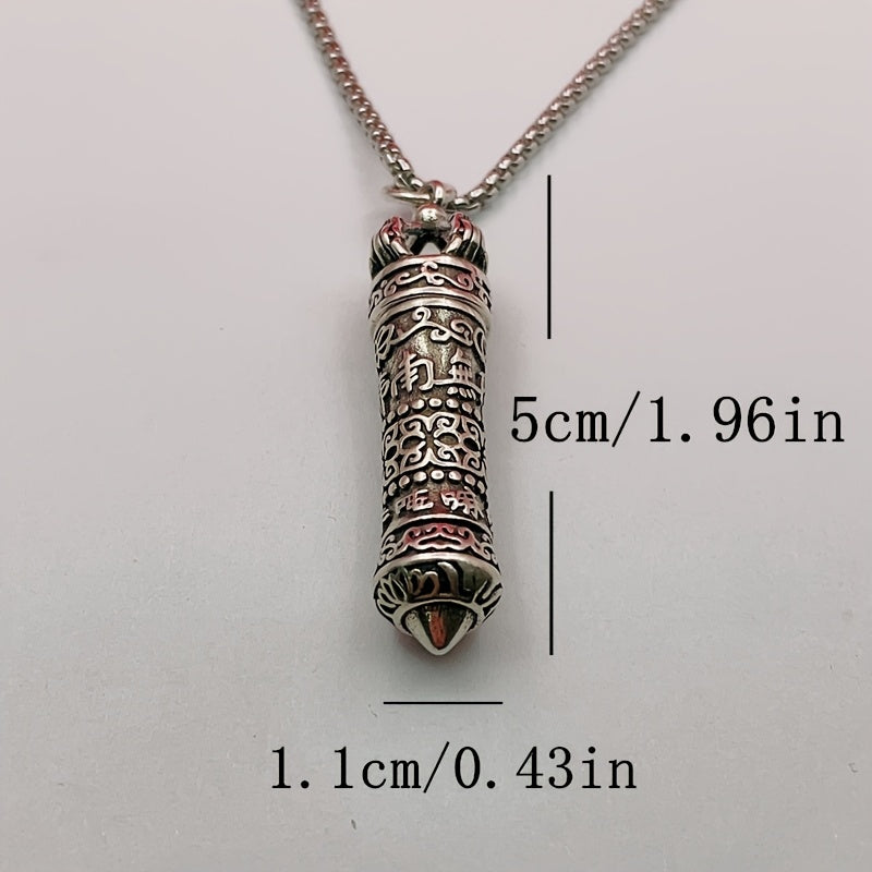 Vajra Retro Pendant with Rotating Opening - Protection & Spiritual Energy