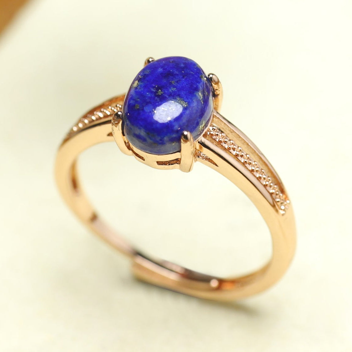 Boho Lapis Lazuli Ring - Spiritual Energy for Couples & Valentine's Day Gift