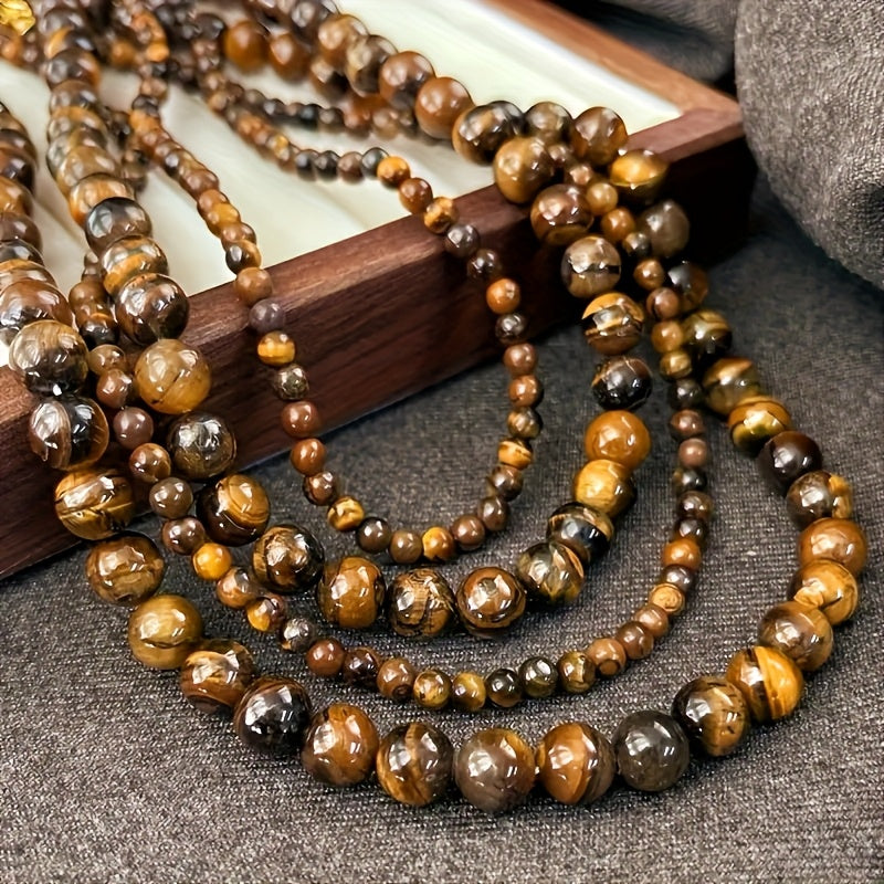 Trendy Vintage Bead Necklace - Christmas Gifts with Spiritual Energy for Holiday Party & Casual Layering