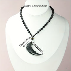Vintage Wolf Tooth Pendant for Strength, Courage, and Spiritual Protection