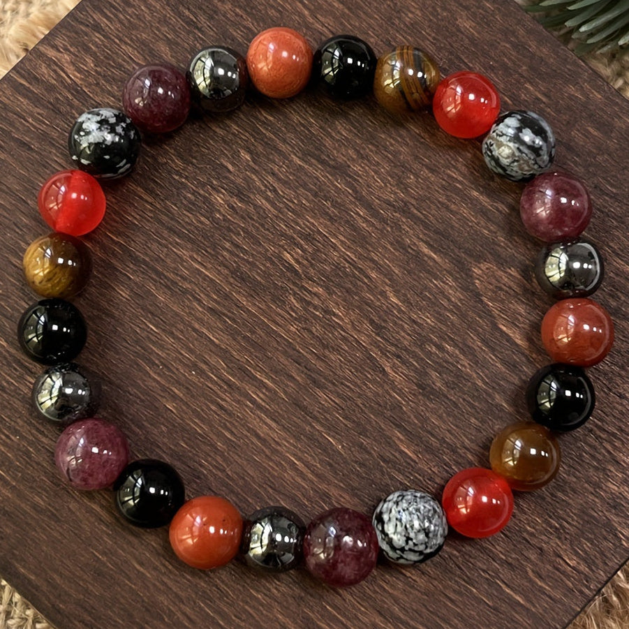 Inner Strength Bracelet with Crystal Energy for Emotional Balance