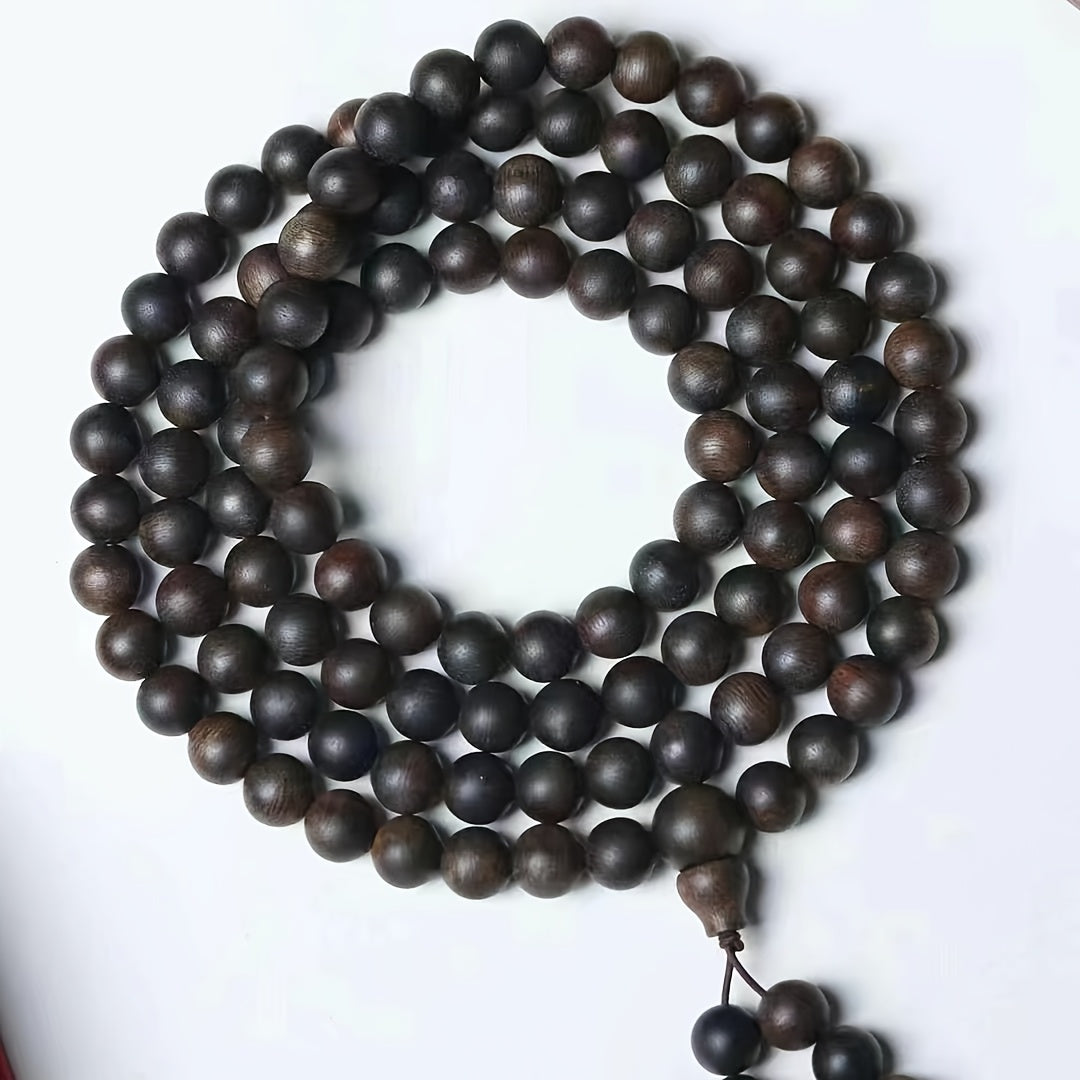 Vietnamese Agarwood 8Mm Bead Bracelet - Hope, Peace & Meditation Energy Unisex Mala