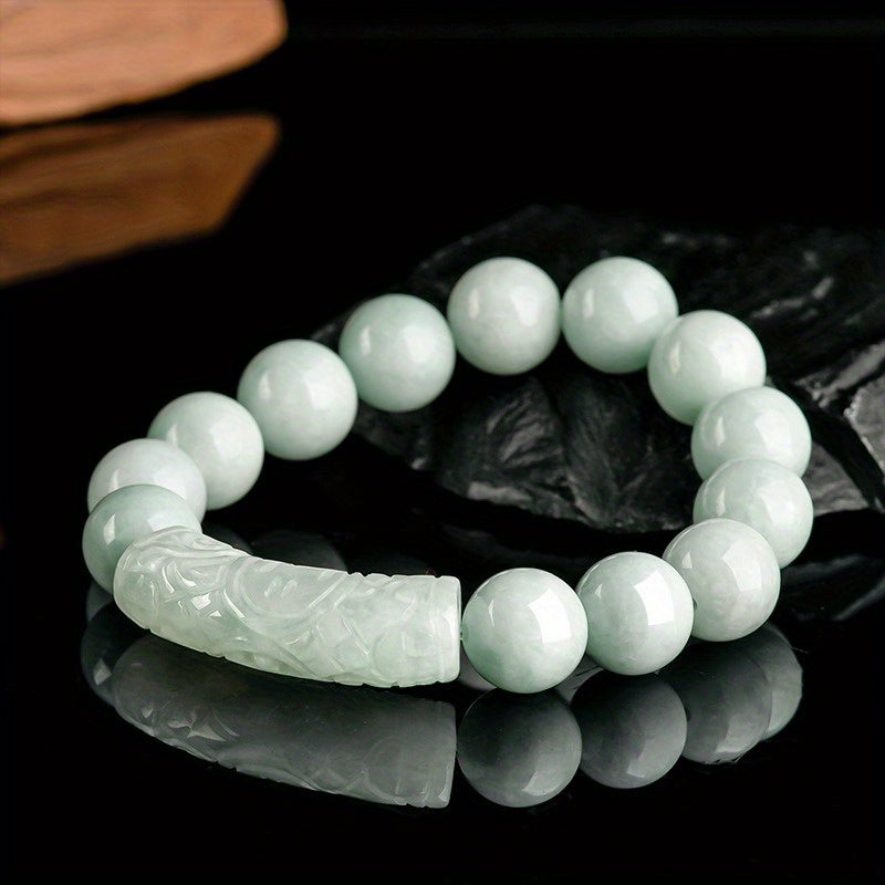 Aesthetic Elegant Natural Stone Bracelet - Lucky Charm for Harmony & Prosperity