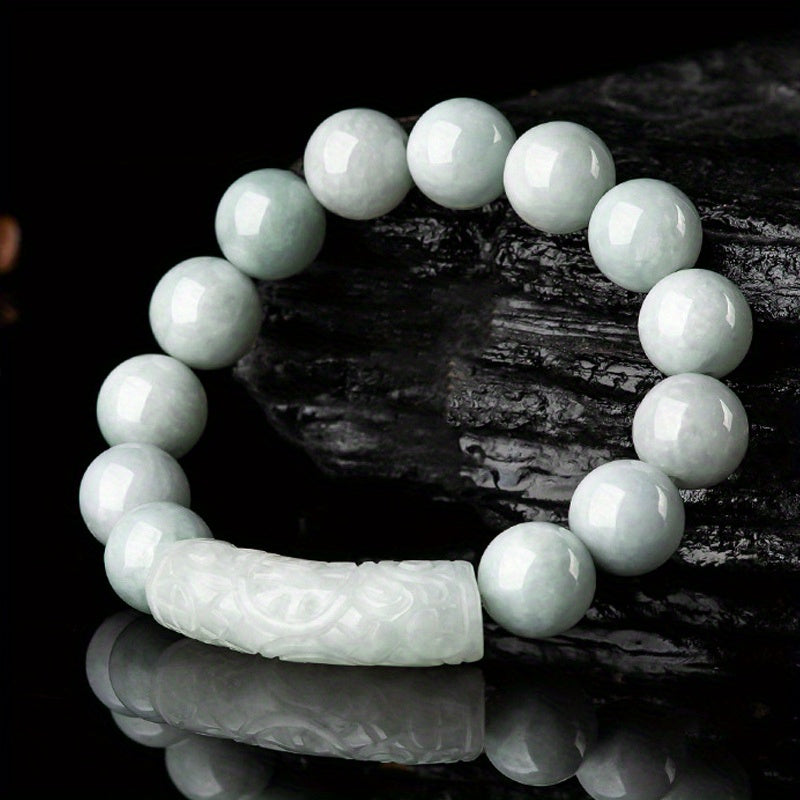 Aesthetic Elegant Natural Stone Bracelet - Lucky Charm for Harmony & Prosperity