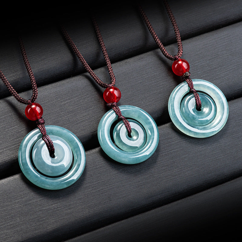 Authentic Safety Buckle Pendant Necklace - Unisex Protective Talisman for Daily Wear