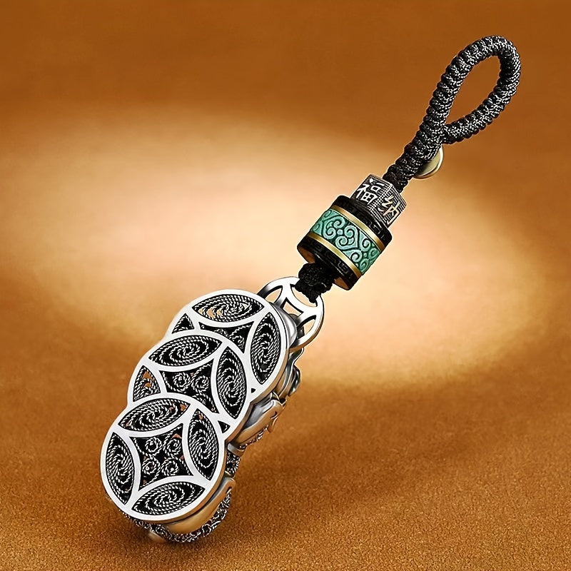 Premium Pixiu Copper Keychain – Wealth Magnet, Protection & Grounding Energy Car