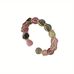 Handcrafted 7 Chakra Crystal Bead Ring - Bohemian Style for Meditation & Spiritual Gifts