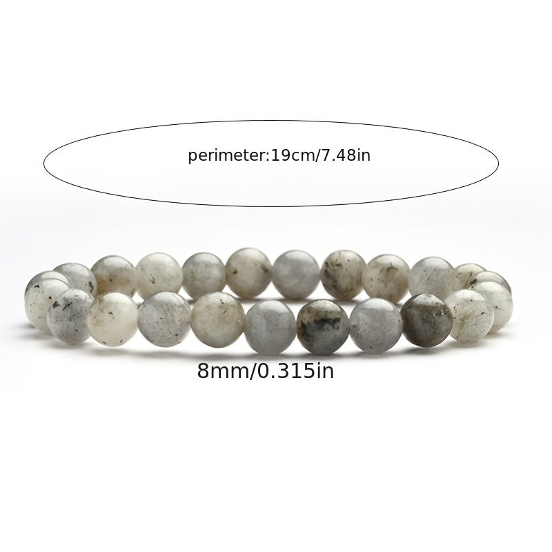Elegant Moonstone Bracelet - Natural Stone Energy for Daily Wear & Gift-Giving