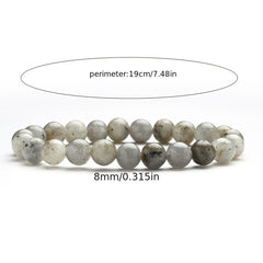 Elegant Moonstone Bracelet - Natural Stone Energy for Daily Wear & Gift-Giving