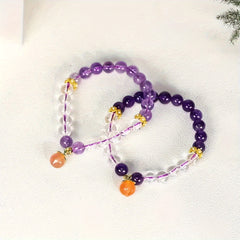 Men's Crystal & Dragon Scale Bracelet for Spiritual Awareness, Inner Peace, and Energetic Balance