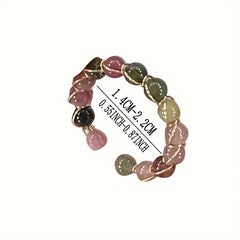 Handcrafted 7 Chakra Crystal Bead Ring - Bohemian Style for Meditation & Spiritual Gifts
