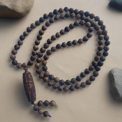 Bohemian 108-Bead Prayer Beads - Natural Vietnamese Incense Wood for Meditation & Harmony