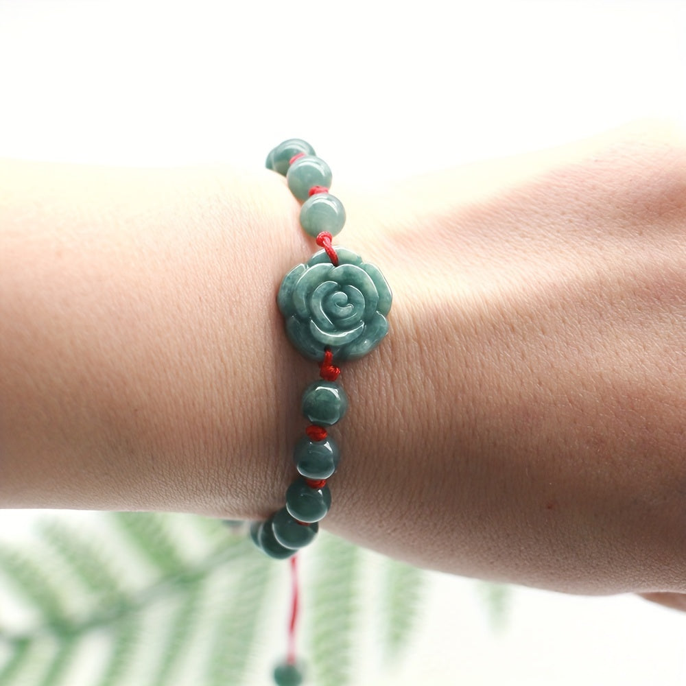 Pure Handmade Woven Bracelet - Red & Black Couple's Energy Gift