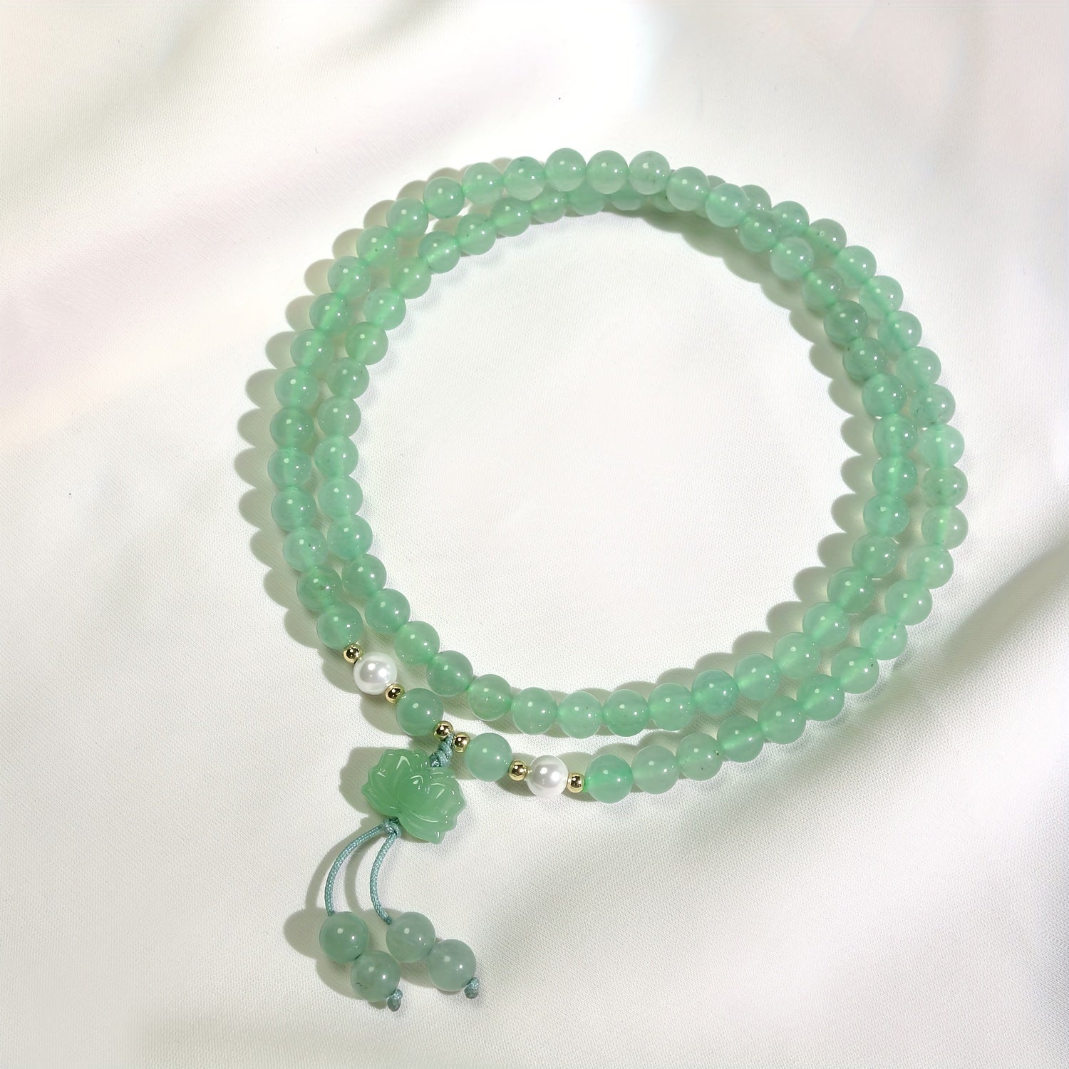 Vintage Natural Stone Necklace Set – Harmony & Healing Energy for Daily Wear