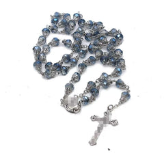 Divine Grace  Handcrafted Rosary Necklace Sacred Catholic Jewelry Handcrafted Rosarios with Gift Box Handmade Religious Jewelry for First Communion, Baptism