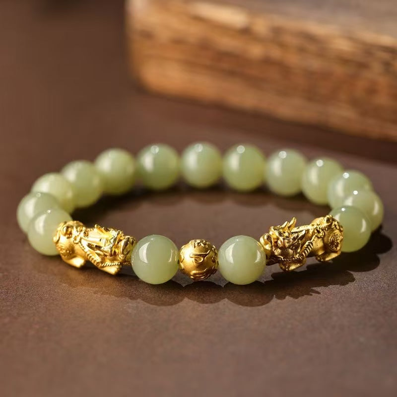 Feng Shui Wealth Treasure Bowl – Sacred Abundance Altar Centerpiece Women Pixiu Attract Lucky Wealthy Bracelets
