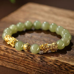 Feng Shui Wealth Treasure Bowl – Sacred Abundance Altar Centerpiece Women Pixiu Attract Lucky Wealthy Bracelets