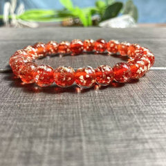 Moonlight Mermaid Luminous Firefly Bracelet  Glow-in-the-Dark Healing Jewelry Bracelet for Women Glass Mermaid Bracelet Bangles Anti Anxeity Healing Energy