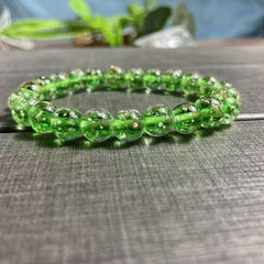 Moonlight Mermaid Luminous Firefly Bracelet  Glow-in-the-Dark Healing Jewelry Bracelet for Women Glass Mermaid Bracelet Bangles Anti Anxeity Healing Energy