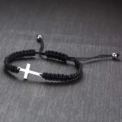 Eternal Blessing  Cross Charm Bracelet  Christian Charms, Birthday Gifts Baptism Confirmation First Holy Communion Christening Gifts