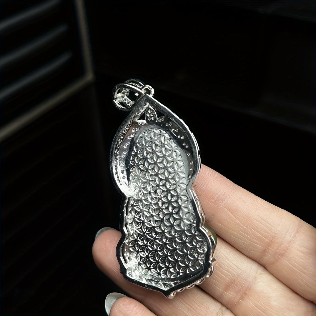 Emperor Green Guanyin Jade Pendant Necklace for Heart Chakra, Compassion, and Spiritual Protection