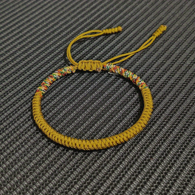 Handmade Tibetan Knot Rope Bracelet - Unisex Fashion for Spiritual Protection & Energy Balance