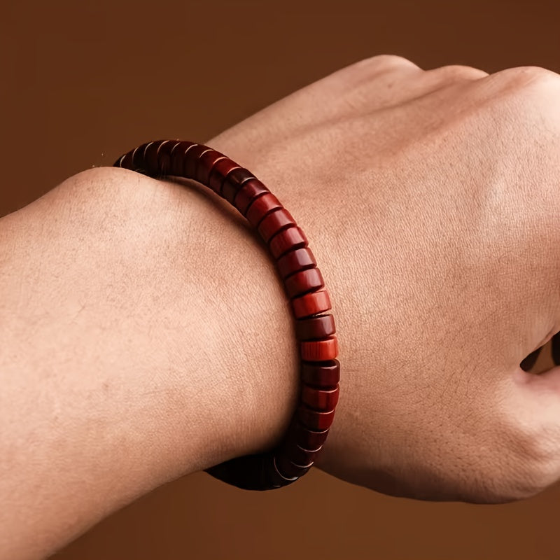 Sandalwood & Purple Sandalwood Bracelet - Handmade Energy Healing Jewelry for All Seasons