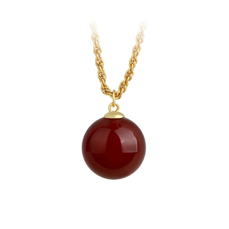 Red Agate Pendant Necklace  Timeless Energy Jewelry for Daily Wear & Gifting
