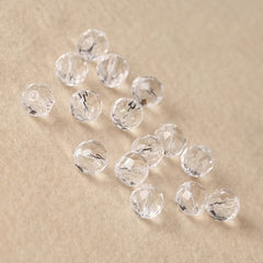 Elegant White Crystal Bead Bracelet - Pure & Cleansing Stone for Gifting and Home Decor