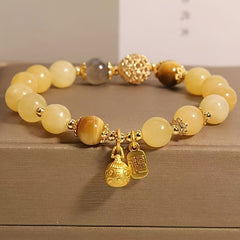 Vintage Citrine Harmony Bracelet — Abundance & Confidence Boosting Crystal Jewelry
