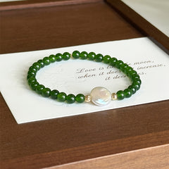 December Birthstone Natural Pearl Bracelet - Harmony & Protection for Daily Wear
