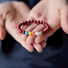 Cinnabar Five-Element Bracelets for Couples - Enhancing Luck & Career Harmony