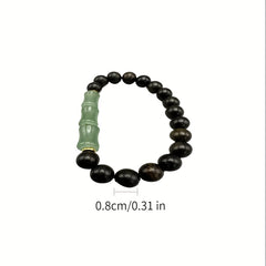Bohemian Wooden Bracelet: Natural Energy Balance & Spiritual Connection for Men & Women