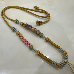 Vibrant Bohemian Hand-Woven Adjustable Necklace — Spiritual Harmony & Energy Balance Amulet