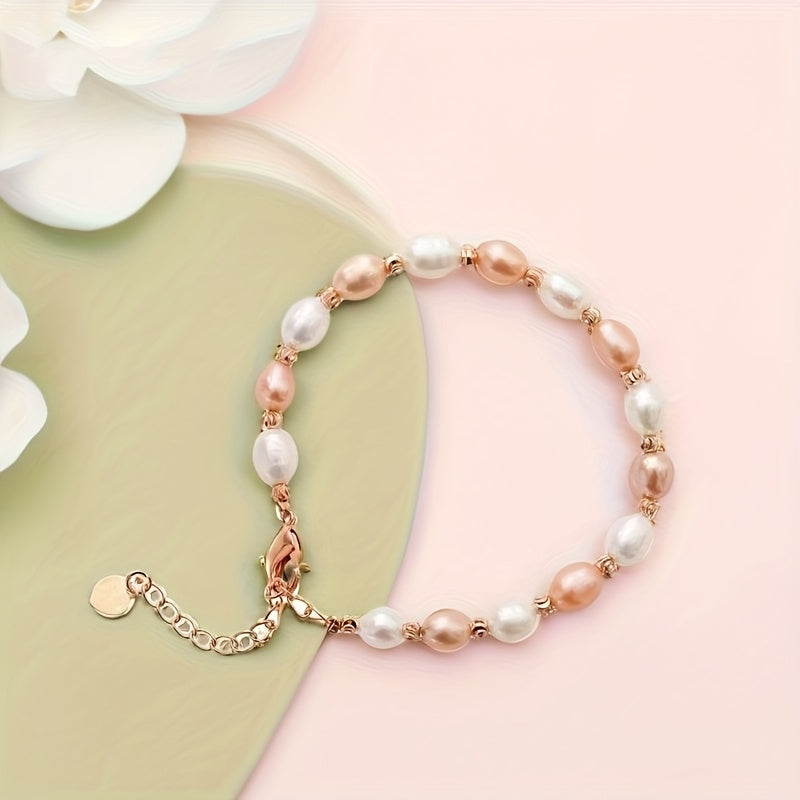 Women's Freshwater Pearl Bracelet – Symbol of Purity & Elegance for Everyday Wear