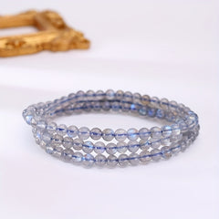 Elegant Luxury Natural Moonstone Beaded Bracelet - Harmony & Love Energy Boost