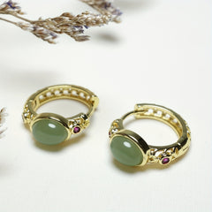 Natural Stone Earrings & Ear Clips - Harmony Talisman for Mind-Body Balance