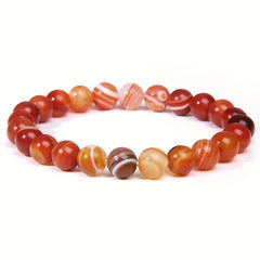 Gorgeous Multicolor Natural Stone Bracelet - Bohemian Energy for Harmony & Creativity