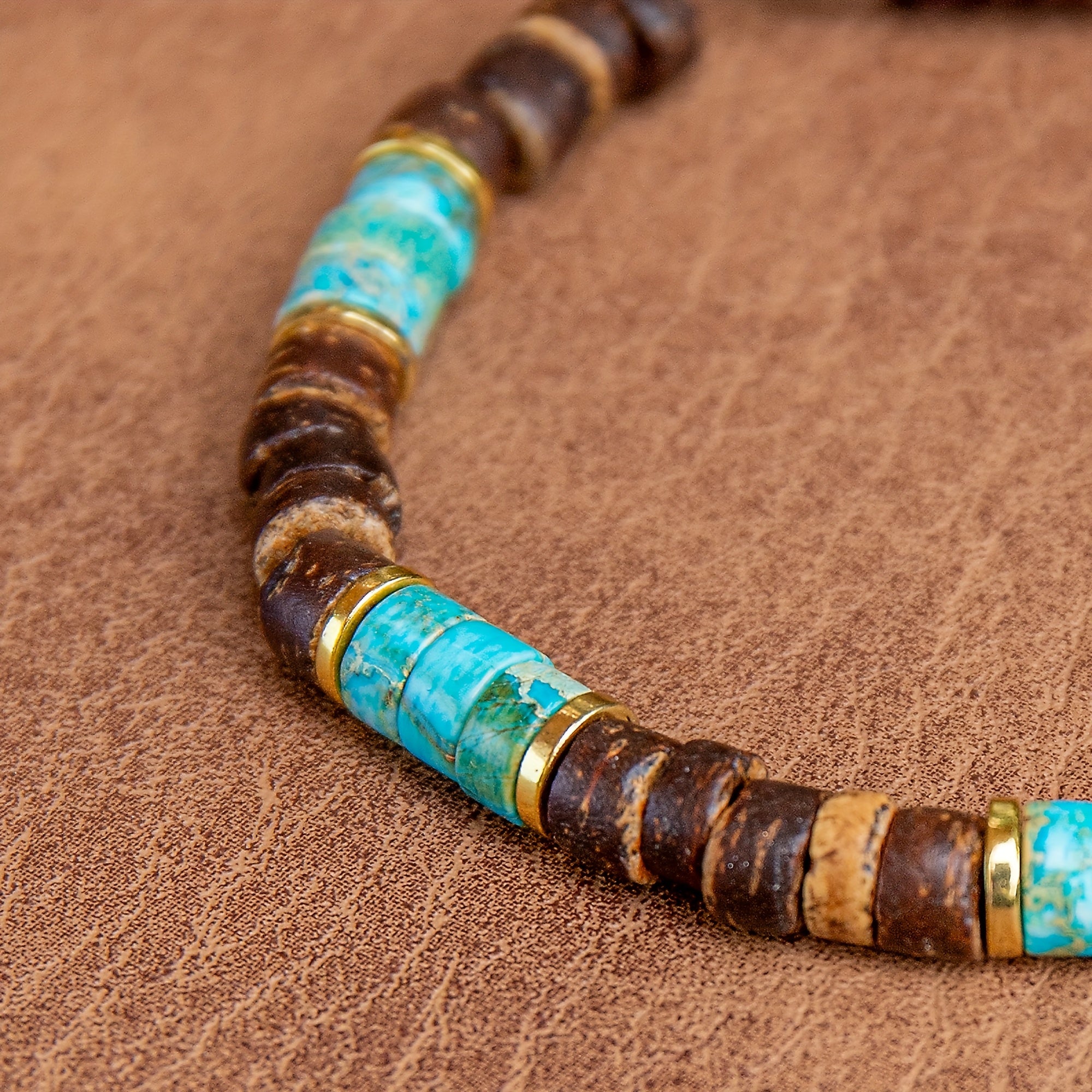 Vintage Imperial Stone Bracelet - Natural Stone Elegance for Daily Wear & Holiday Gifting